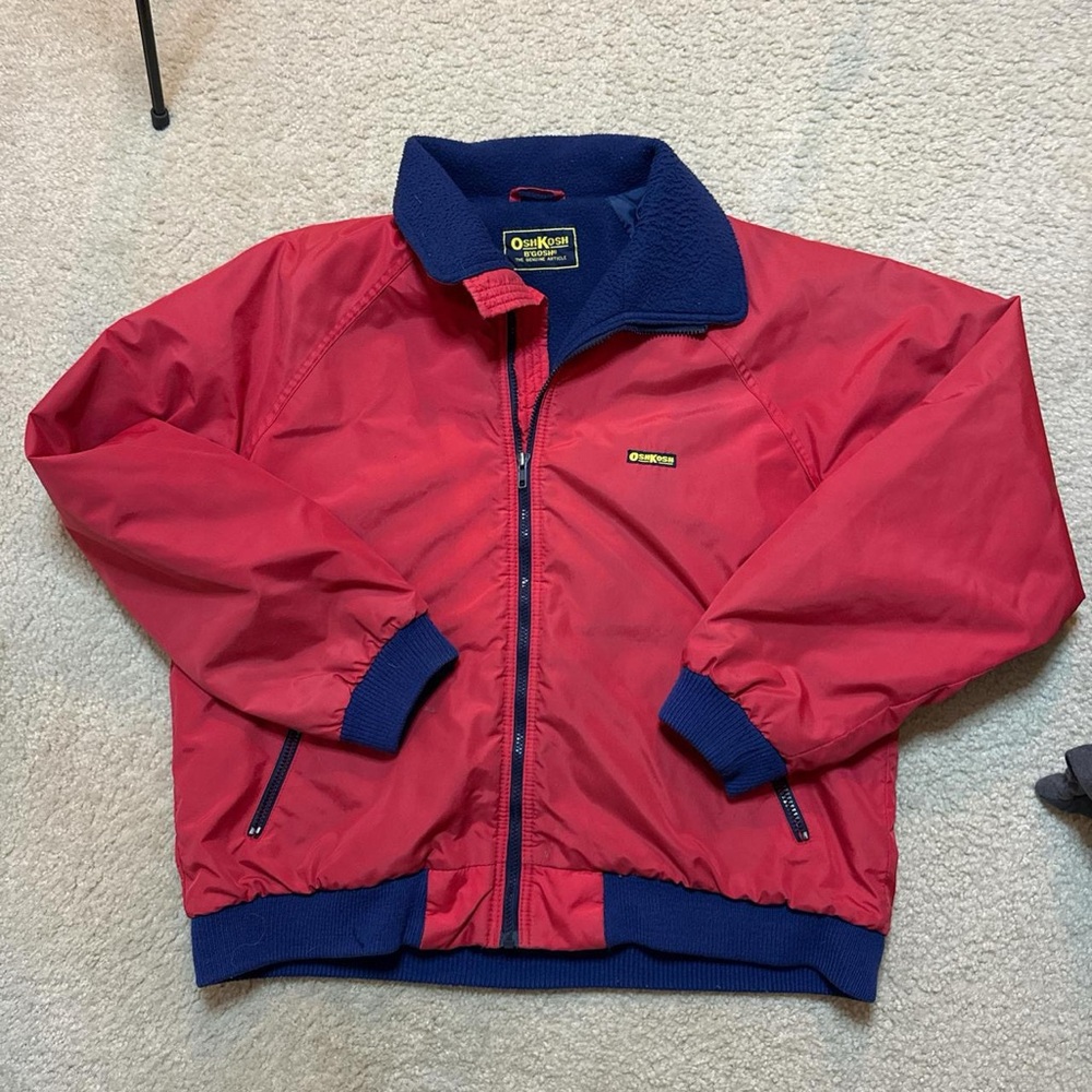OshKosh B'gosh Red and Blue Men's Jacket